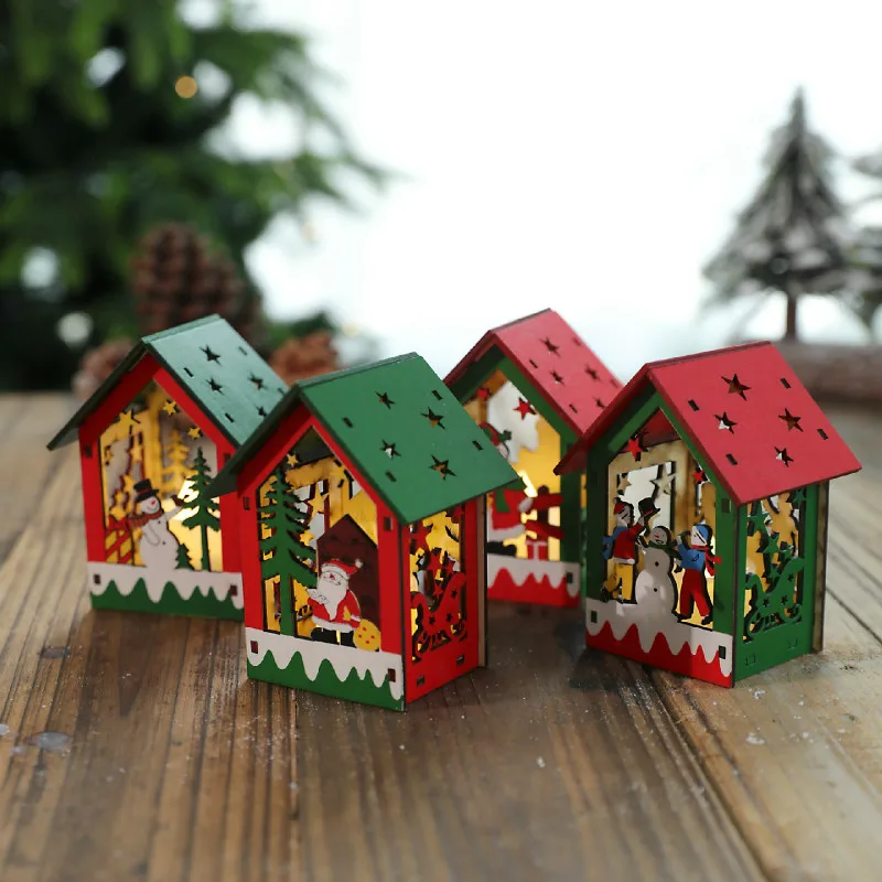 Светящийся Рождественский домик сделай сам инновационный Снежный с светильник