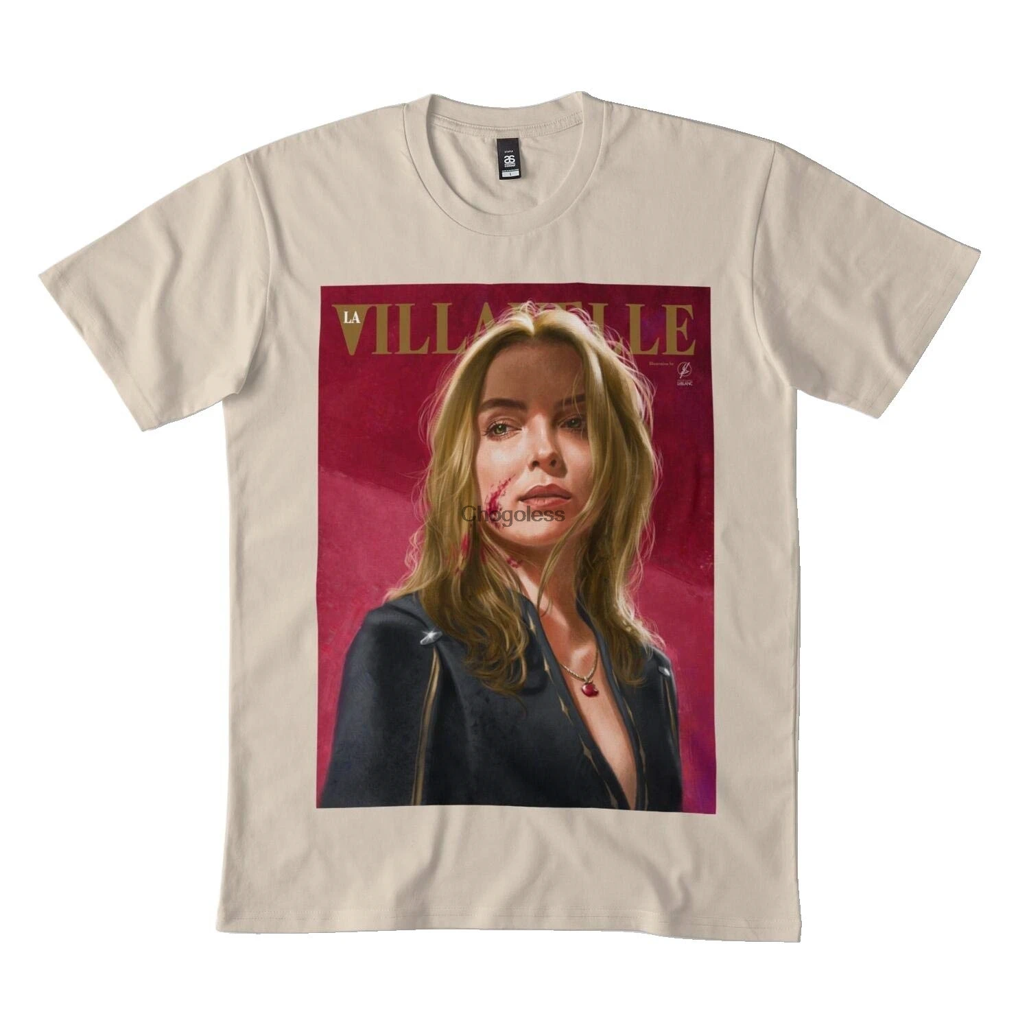 

Villanelle Painted Portrait Dmn T-Shirt Hoodie Gift Black