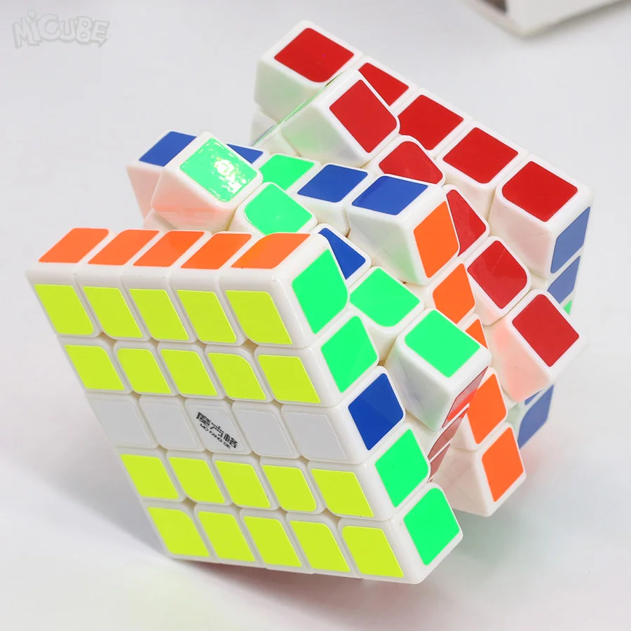 Волшебные кубики Qiyi Mofangge Wushuang 5x5x5 скоростной пазл для соревнований 5x5 квадратные
