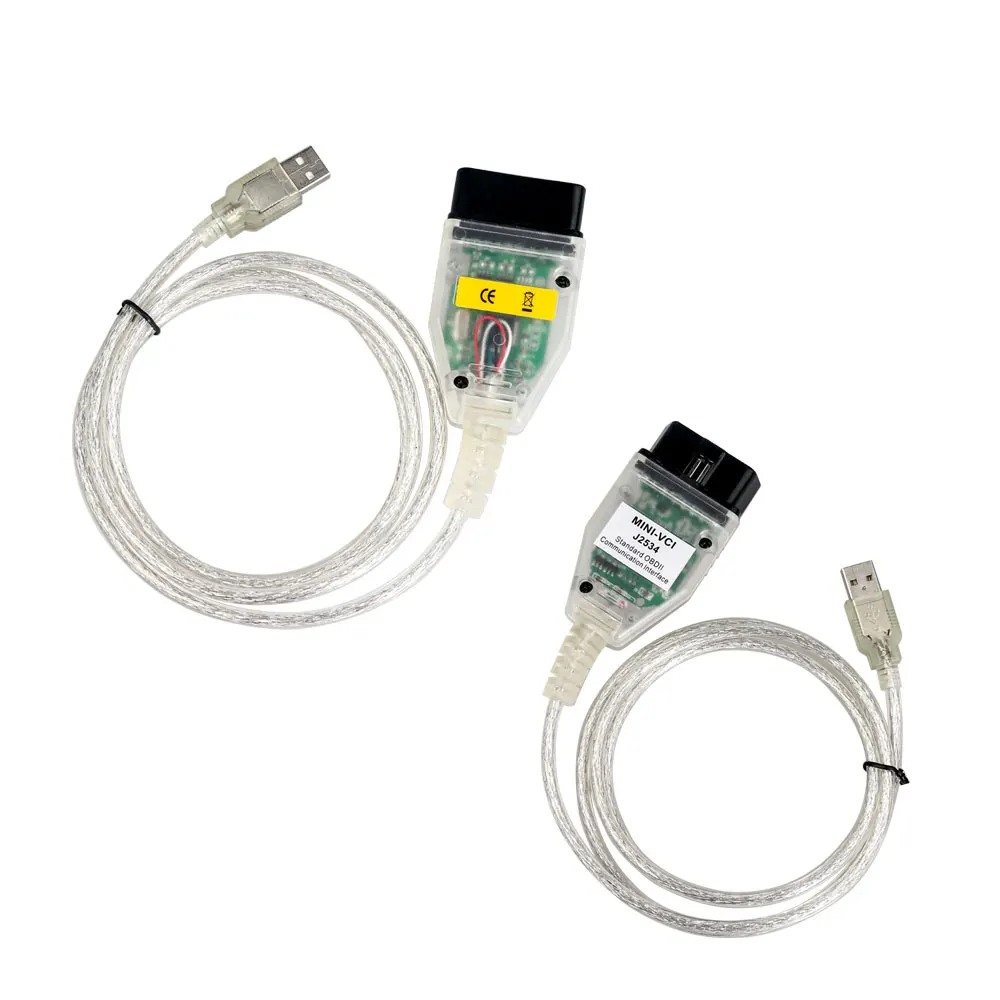 MINI VCI FT232RL V14.30.023 ТИС Techstream OBD2 кабель для Toyota Lexus Диагностика|Кабели и коннекторы