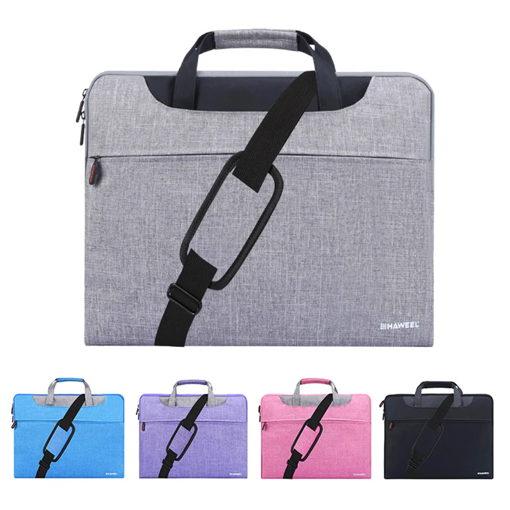 

15.6" Laptop Sleeve Case for MacBook Pro Oxford Fabric Laptop Carry Sleeve with Shoulder Strap for Laptops, Tablets