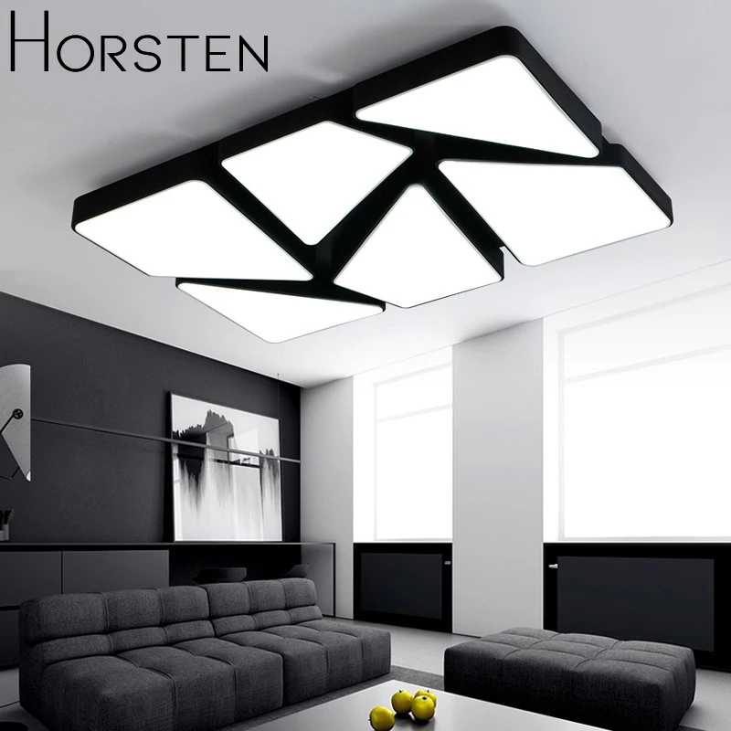 Современные креативные акриловые светодиодные потолочные светильники Horsten для