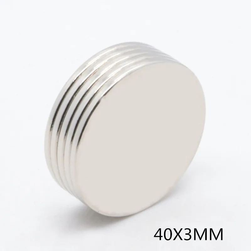 

10 шт 40x3 мм N35 неодимовый магнит постоянногоо действия из виток супер мощная магнитная магниты 40*3 мм поисковый магнит