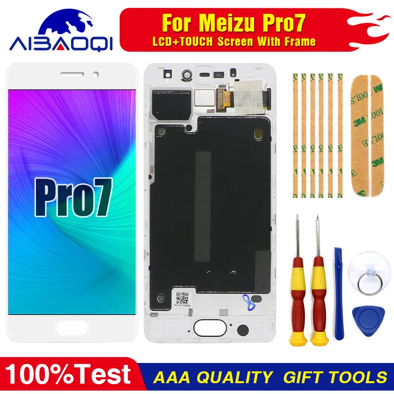 AiBaoQi 5.2inch For Meizu Pro 7 LCD Screen M792M M792H Display TouchScreen Digitizer Assembly Replacement Disassemble Tool | Мобильные