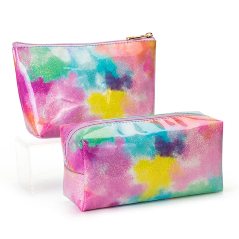 

Waterproof Make Up Bag Laser Cosmetic Bags Women Pvc Pouch Wash Toiletry Bag Travel Organizer Case Mujer Bolsas