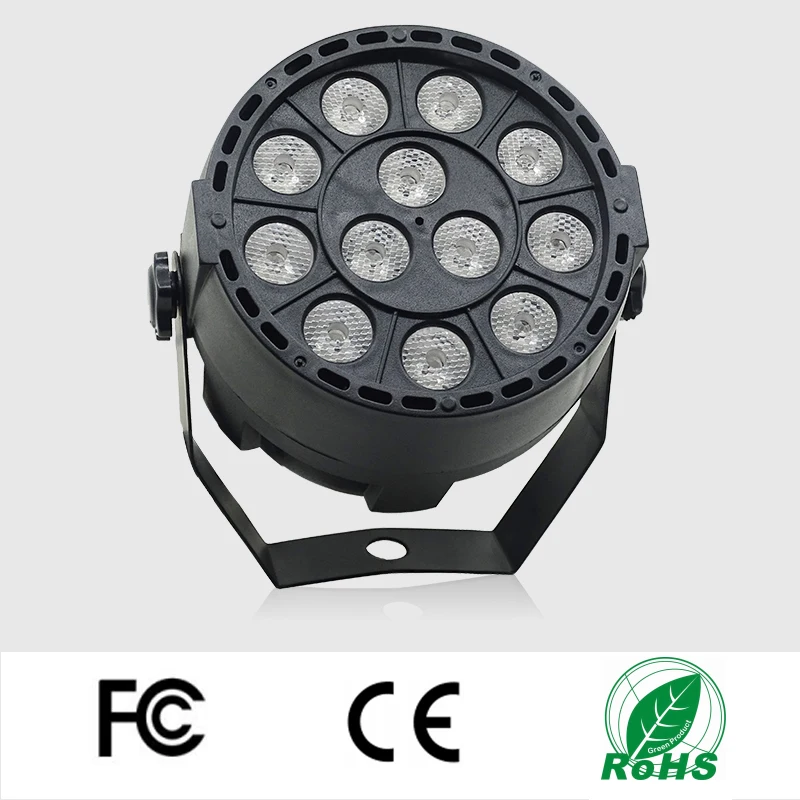 4 шт./лот 12x3W мини светодиодный Par RGB 3in1 СВЕТОДИОДНЫЙ сценический светильник 12*3 Вт