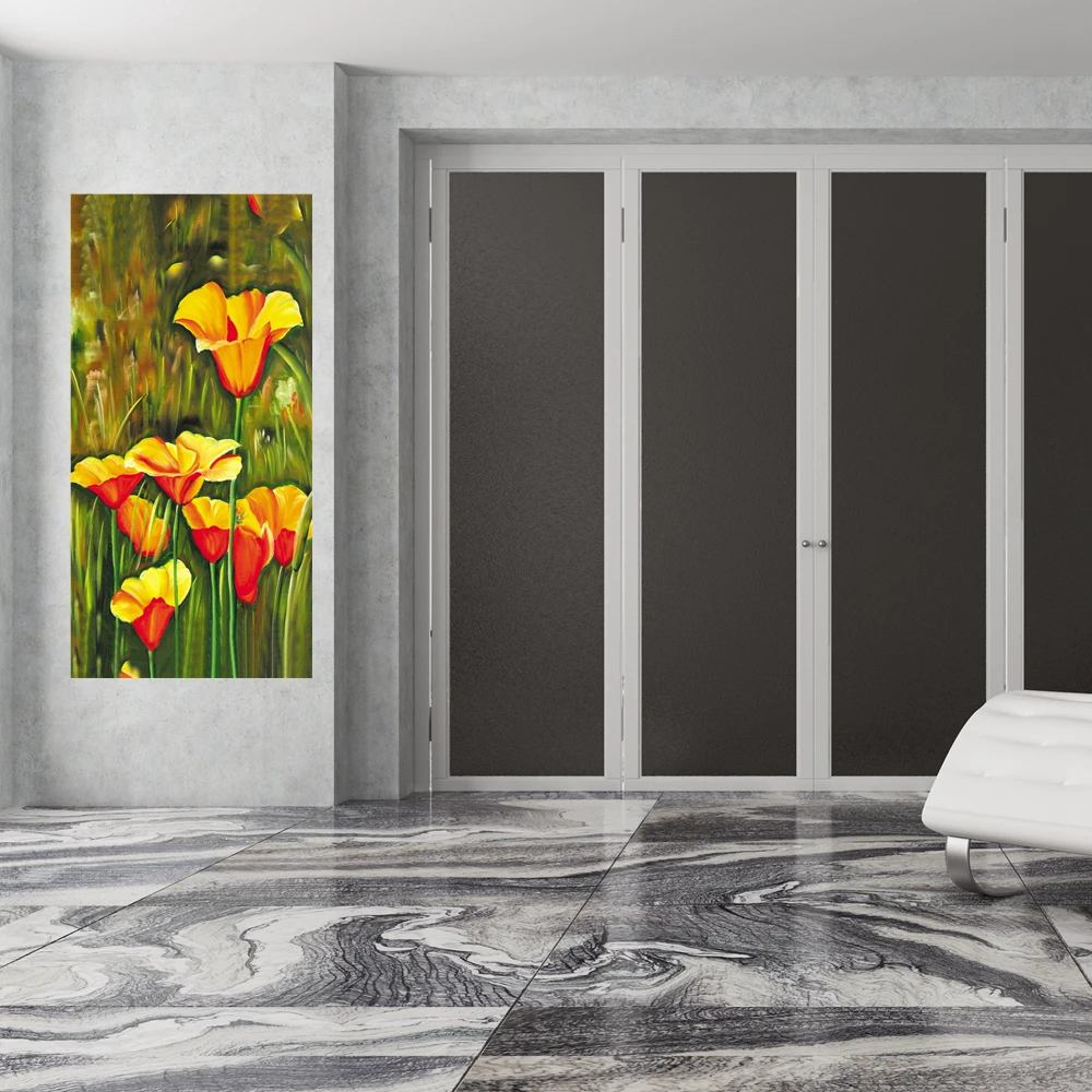 DIY картина по цифрам Раскраска номерам цветы лилии украшения для дома украшение