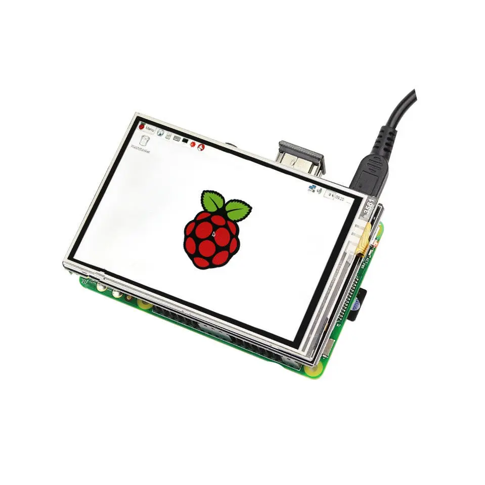 Новинка 3 5 дюймовый TFT ЖК-дисплей монитор USB сенсорный экран 480X320 HDMI-Совместимый