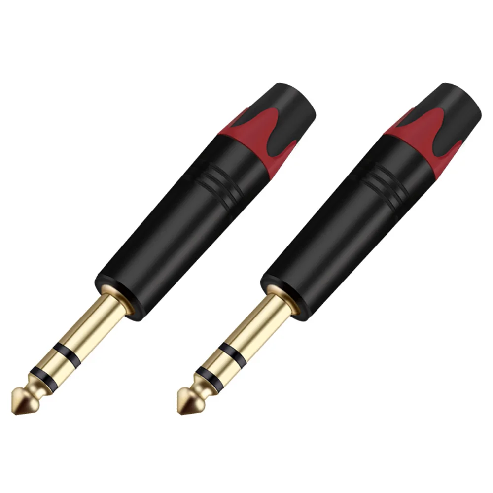 

2 шт. Аудио разъемы R TC207 6,35 мм черный/красный