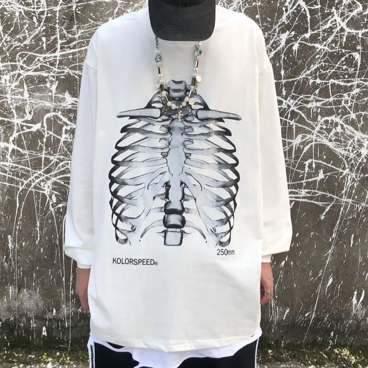 

Женская футболка с длинным рукавом, в стиле Харадзюку, с принтом черепа, лето 2021