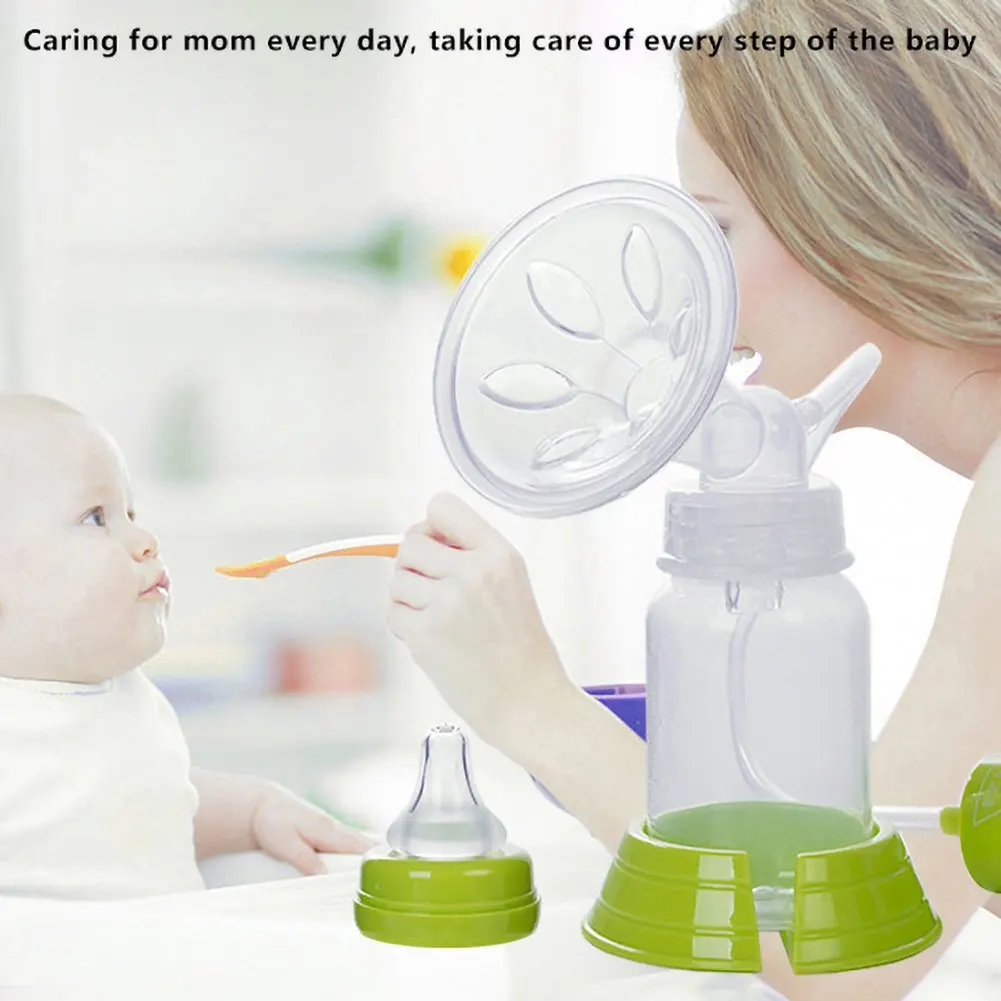 

Hand-pull Breast Pump Manual Pumping Breast Collector Breast Milk Storage