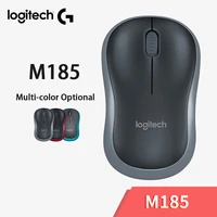 original logitech mice m185 wireless mouse 2 4ghz 1000 dpi colorful pc mouse