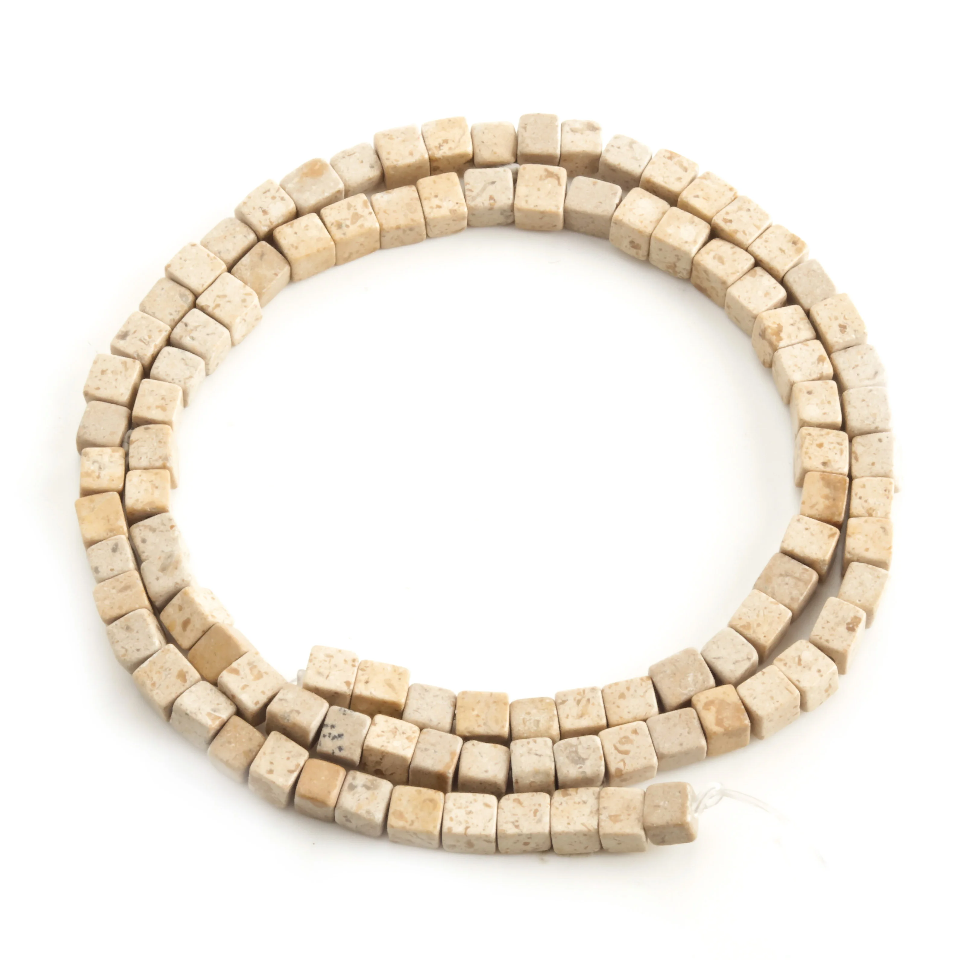 

Wholesale Natural Stone 4mm Picture Stone Cube Bead Loosely Spaced Beads Block Bead Septa Bead DIY Necklace Bangle