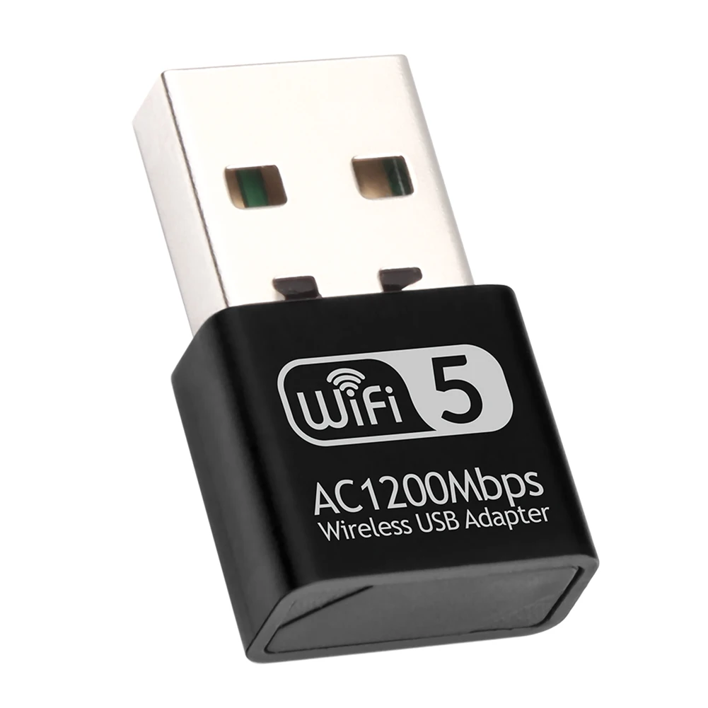 

USB WiFi Adapter WD-4609AC 1200Mbps 2.4G 5G Wireless Network Card Household Computer Safety Parts for Windows XP