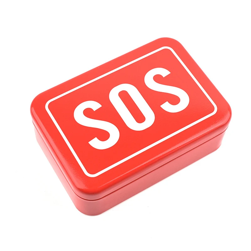 Outdoor Sos Tool Storage Box Camping Hiking Emergency Survival Set Multi-Function Wildlife 1Pc(Box Only) | Спорт и развлечения