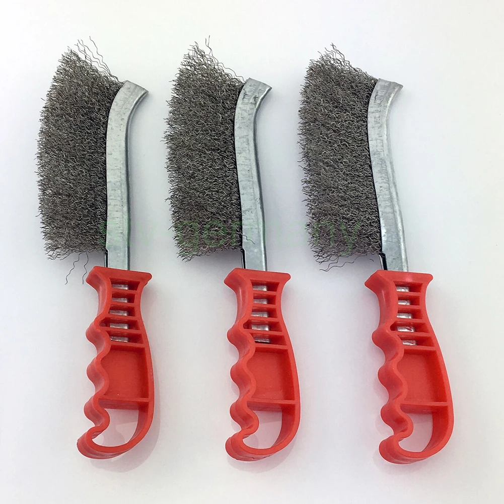 

Set Wire Brush Tool Repair Repair tool Hand Wire Brush Stainless Steel Bristles