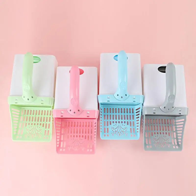 Ковш для кошачьего туалета съемная лопатка котенок с ведром практичные