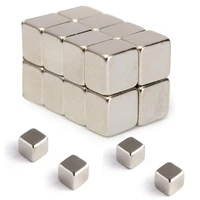 20pcs 5x5x4mm n52 super strong square rare earth neodymium fridge magnets blocks fridge crafts for acoustic field electronics