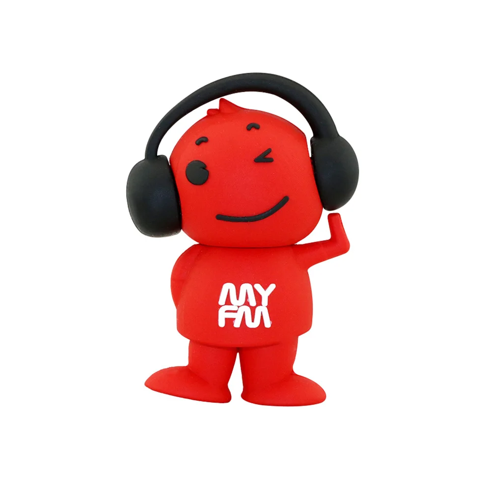 USB флеш накопитель Red Music Boy FM карта памяти 4 ГБ 8 16 32 64 Гб 128 256 Mini Cle подарок|USB