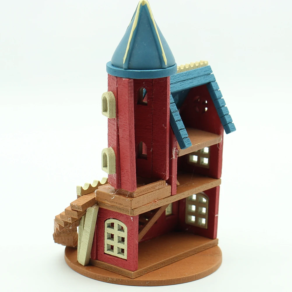 1 Набор DIY игрушечный домик реквизит мини замок кабина ручной работы построение