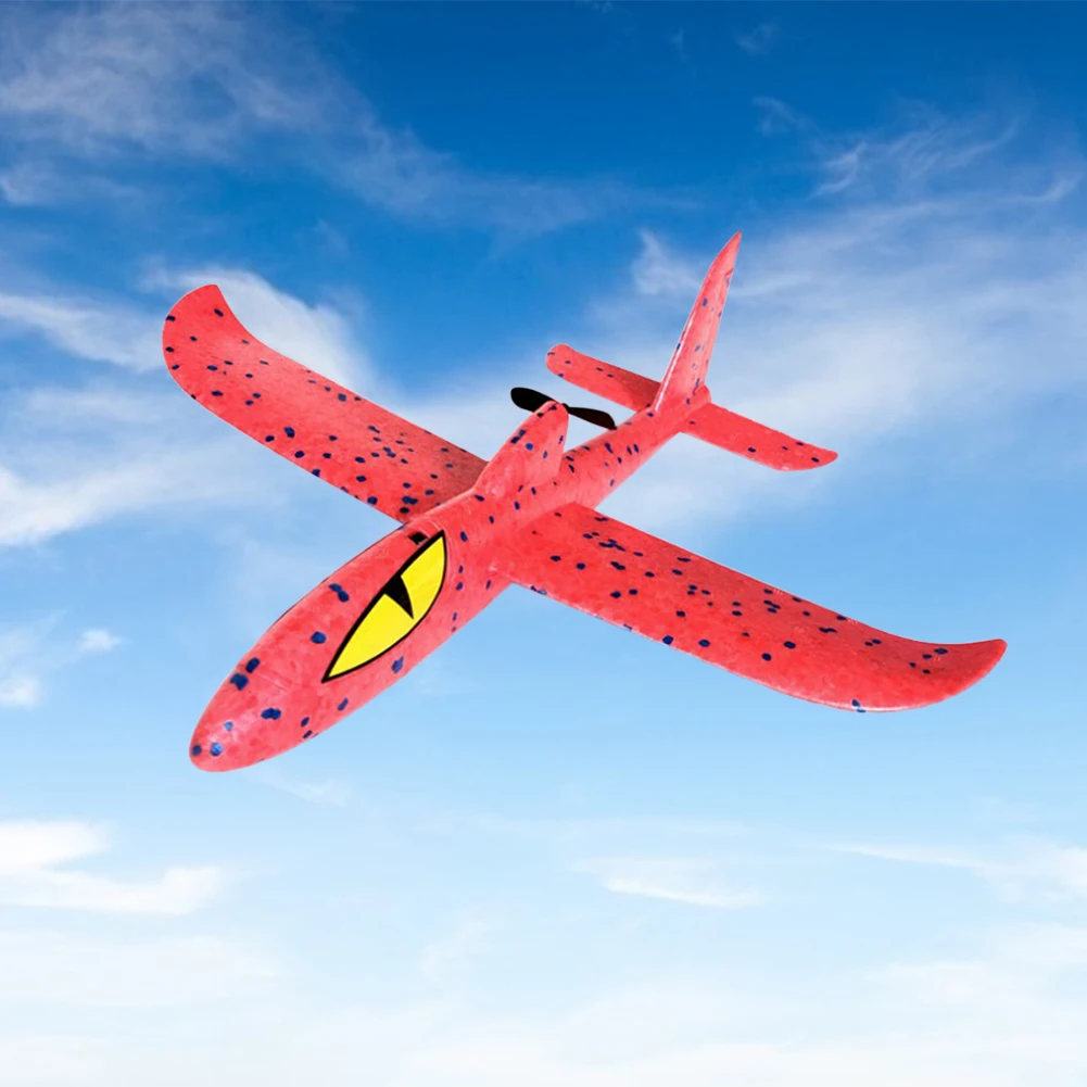 

Children's Toy Helicopter Hand Throwing Electric Airplane Toy Epp Airplane Model Airplane Black Elf Hand Throwing Machine Foam A