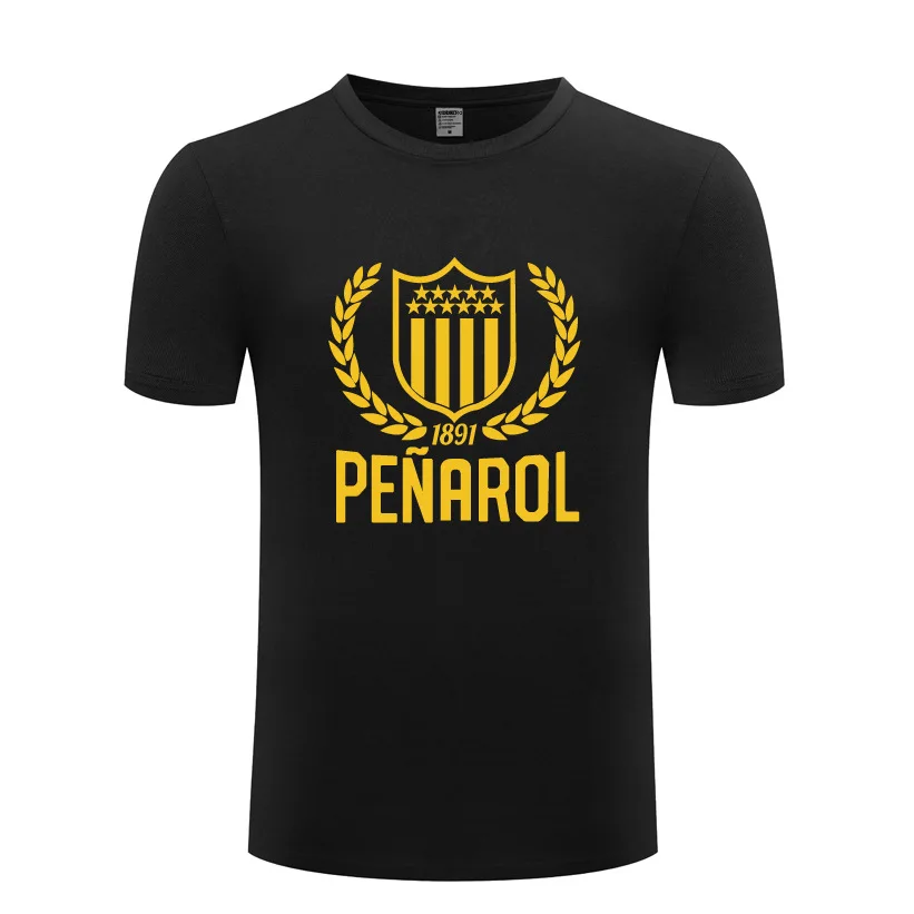 Атлетико Penarol Uruguay Manyas футболки для мужчин с коротким рукавом и круглым вырезом