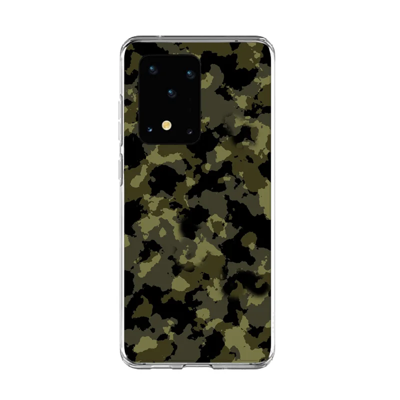 Camouflage Pattern Camo Military Army Soft Phone Case For Samsung Galaxy S21 Note 10 9 8 20 S20 Ultra S10 S9 S8 Plus A51 A71 FE | Мобильные