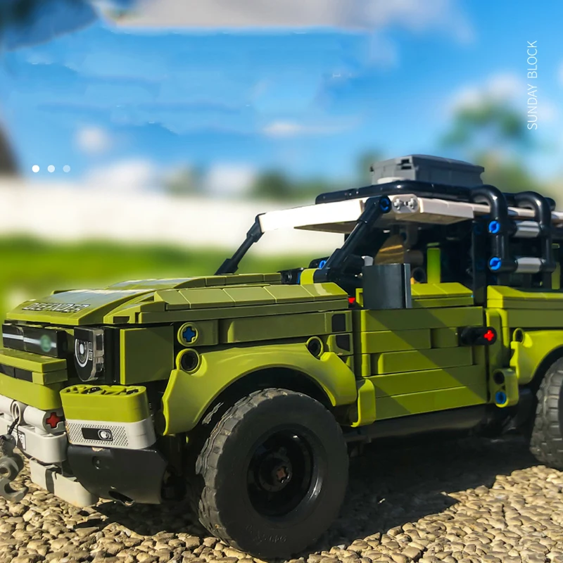 

MOC 1286pcs Classic Car City Off-road SUV Car Building Blocks Bricks Model High-Tech Vehicle Assembled DIY Toys for Kids Gifts