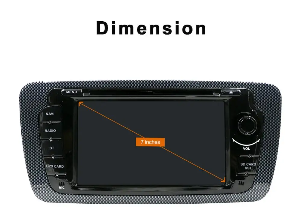 Автомагнитола Bosion на Android 10 для Seat Ibiza 6j 2009 2010 2012 2013 GPS-навигация 2 Din экран радио