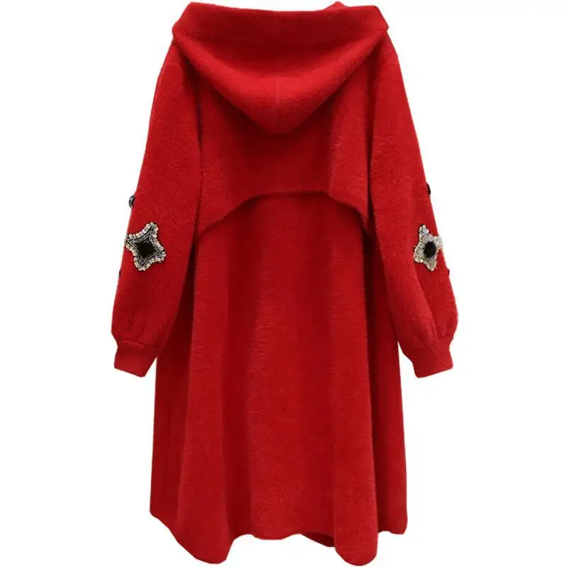 2020 Весна и осень новые женские верхняя одежда средней длины из меха норки как