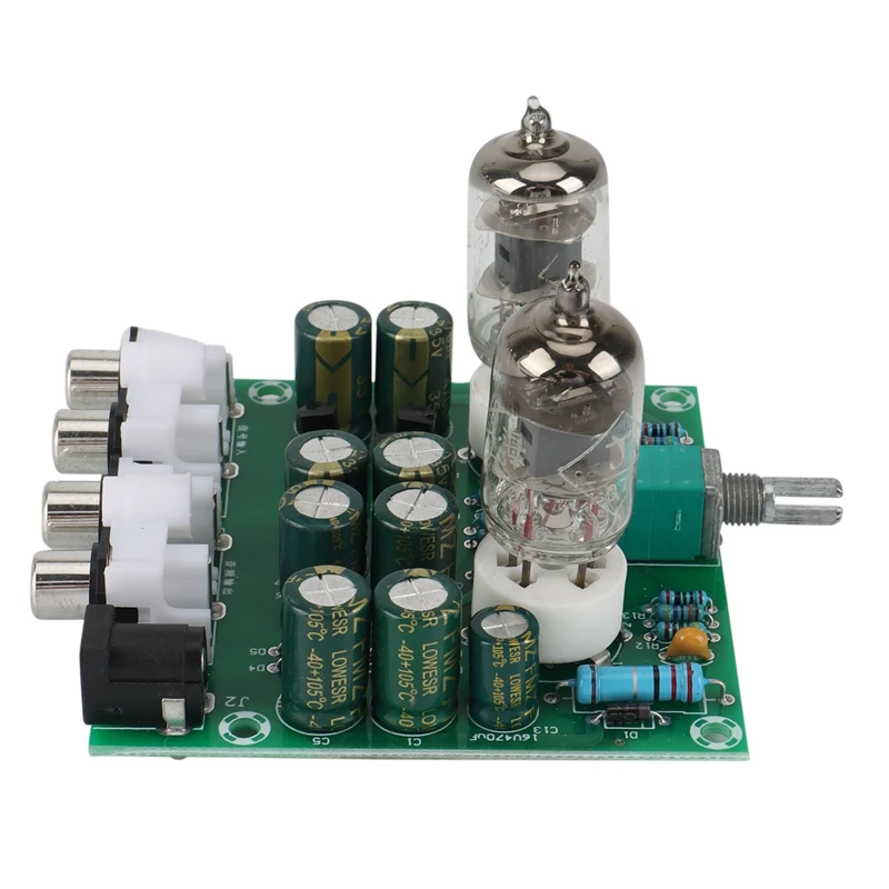 6J1 Hifi Stereo Electronic Tube Preamplifier Board Finished Preamp Amplifer Buffer Effect Device | Электроника