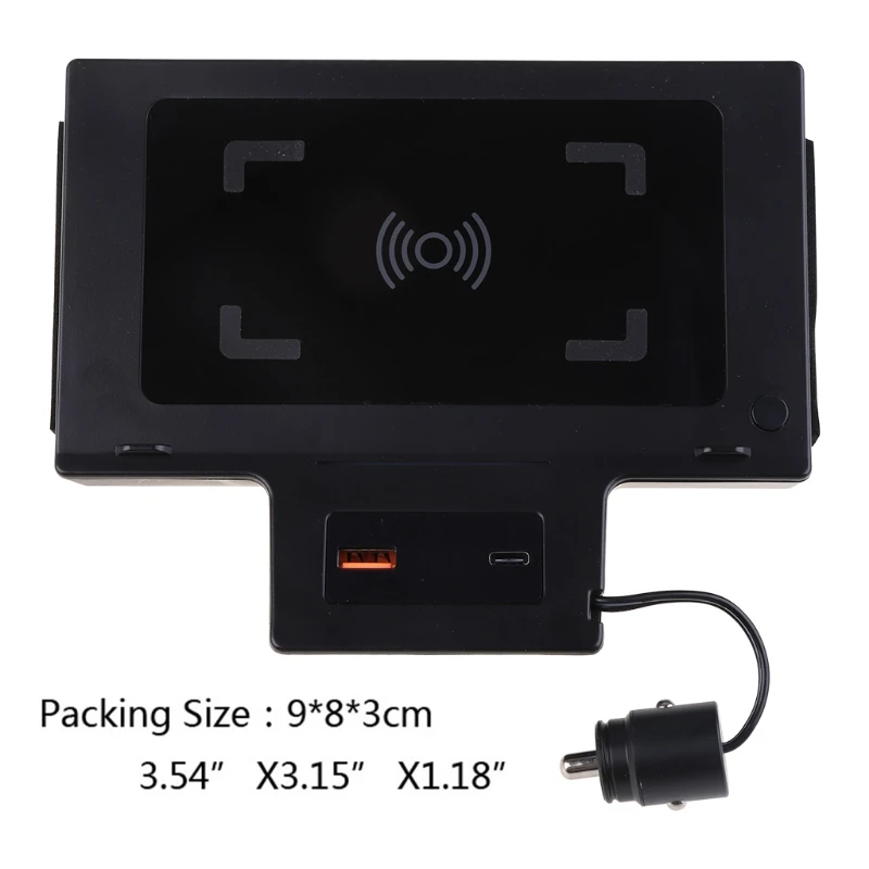 

15W Wireless Car Charger Phone Charger Charging Plate for GLB A Class 2019 2020 T21E