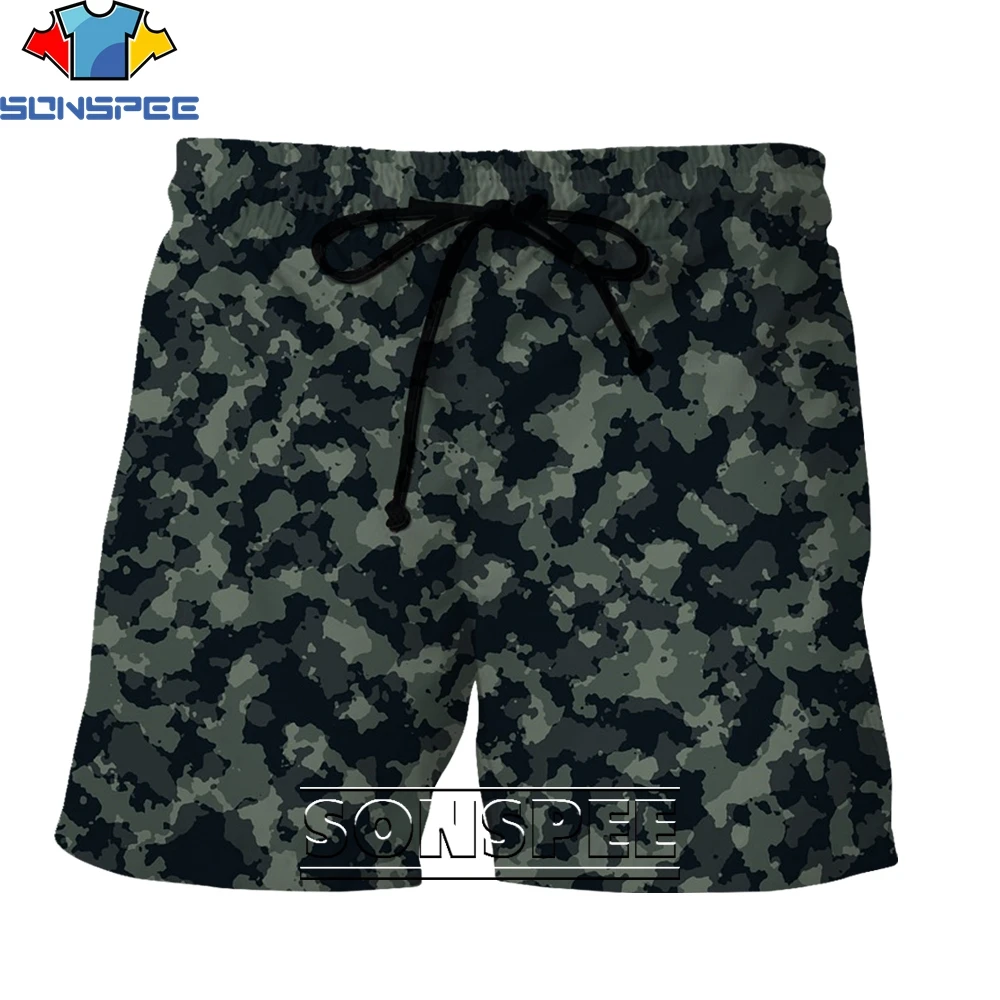 

LIASOSO Fashion Shinjuku 2021 New Cool Camouflage Shorts New Tropical Jungle Loose Shorts Suitable for Wilderness Hunting