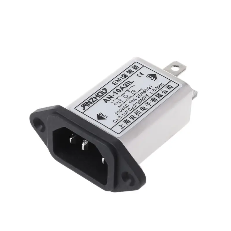 IEC320 C14 IEC фильтр розетка панель крепление линии электропитания EMI фильтры оптовая