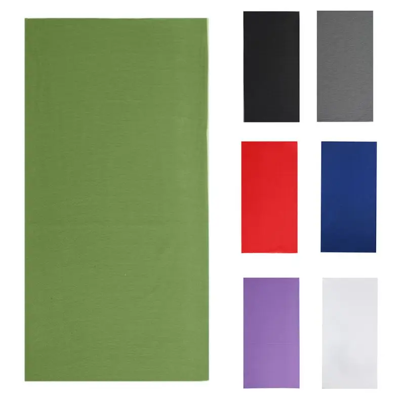 

Seamless Magic Scarf Neck Gaiter Tube Solid Color Sunscreen Face Mask Bandana 63HC