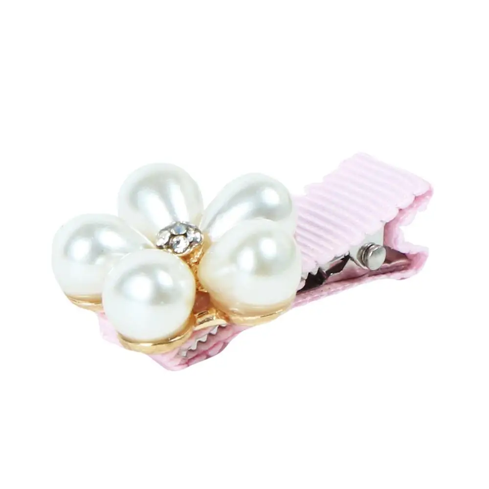 Модный искусственный жемчуг цветок головной убор праздничная одежда банты дети