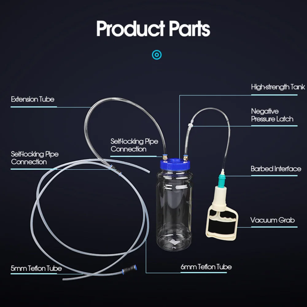 

1 Set 2L Engine Oil Change Manual Vacuum Pump Manual Oil Extractor Pump