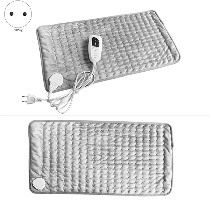 Electric Heating Pad Blanket Timer Physiotherapy for Shoulder Neck Back Spine Leg Pain Relief EU Plug | Дом и сад