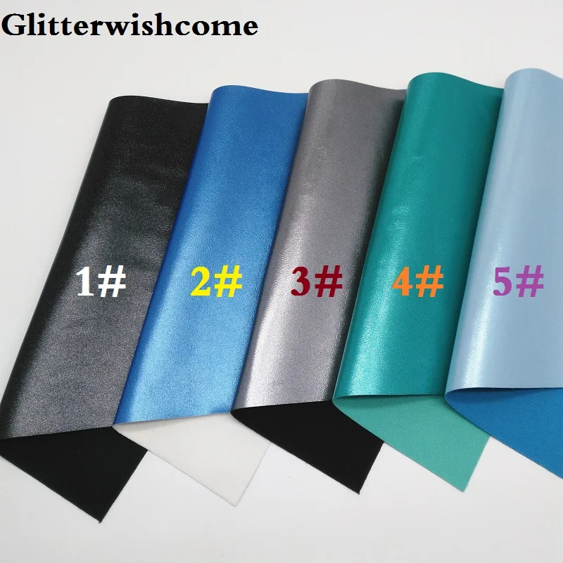 Ткань Glitterwishcome 21x29 см Размер A4 винил для бантов ткань из металлической кожи листы