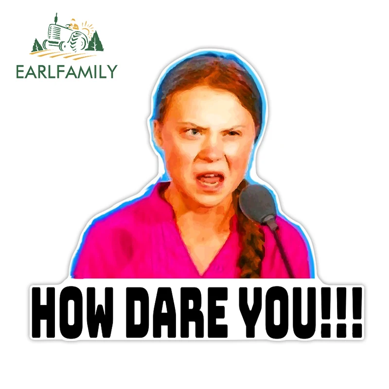 

EARLFAMILY 13 см x 11,3 см как вы осмеливаетесь! Забавная наклейка на заднее стекло автомобиля