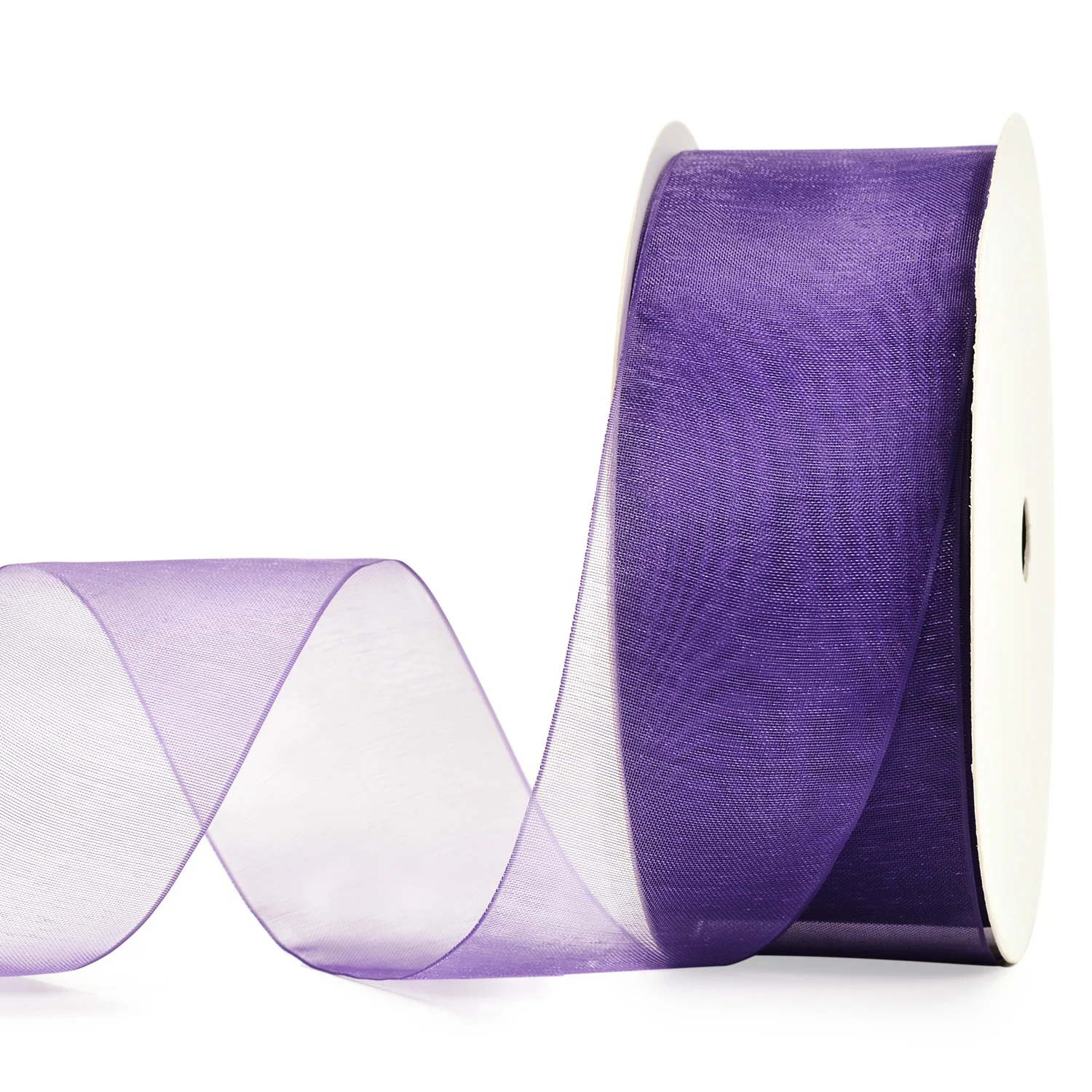 purple 465 Яма Прозрачная Шелковая лента из органзы 9 13 16 19 мм 200 ярдов черный белый красный синий фиолетовый подарок Свадебная Упаковка праздничные ленты - Цвет: purple 465