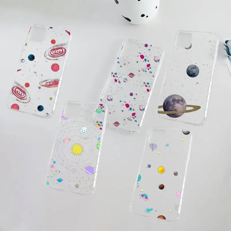 

Starry Universe Phone Case Clear Transparent for iPhone 11 12 13 mini pro XS MAX 8 7 6 6S Plus X 5S SE XR 2020