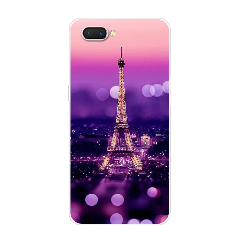 Чехол для Oppo A3S, чехол для Oppo A3S, мягкий мультяшный ТПУ силиконовый чехол для телефона, для Oppo A5 OPPOA5, чехол Realme C1 OPPOA3s, чехол, Fundas - Цвет: Флуоресцентный зеленый