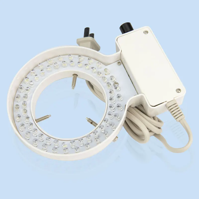 Белый кольцевой светильник для микроскопа с внутренним диаметром 70 мм и 64