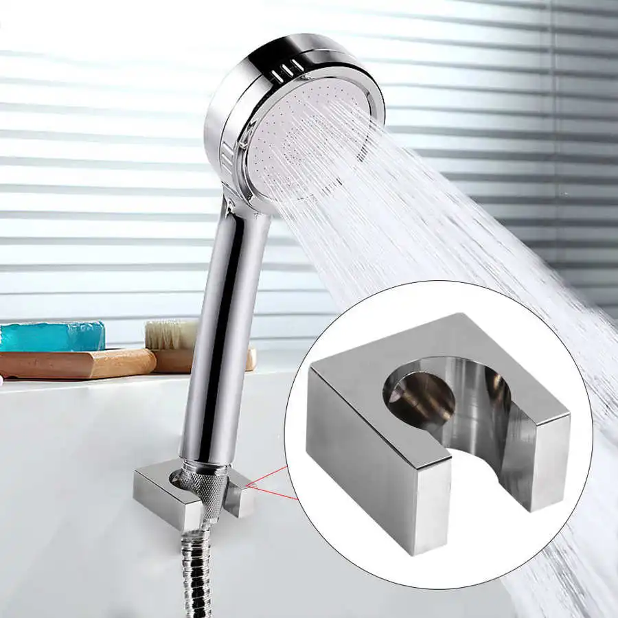 

Adjustable Solild Copper Fixed Handheld Wall Mount Shower Spray Head Holder Bracket for Bathroom Accessory