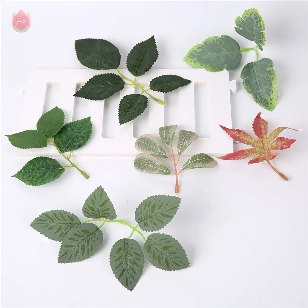 50 шт. кленовые листья искусственные имитация Хэллоуин осенние для декора