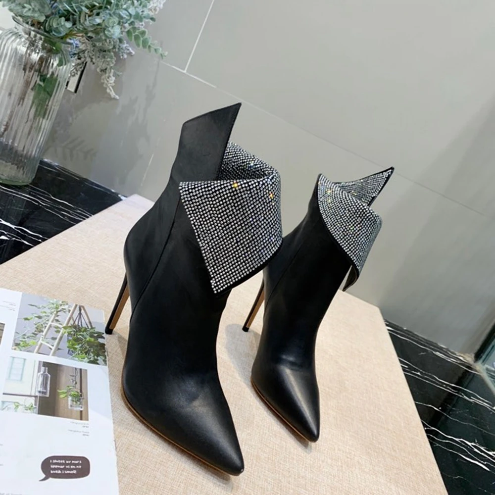 Новые брендовые дизайнерские ботинки из натуральной кожи женские туфли лодочки