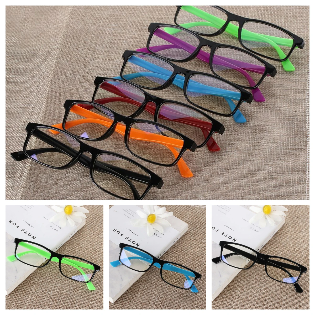 

New Anti-UV UV400 Blue Light Glasses Anti Blue Rays Radiation Blocking Glasses Men Women Computer Goggles Flat Mirror Eyeglasses