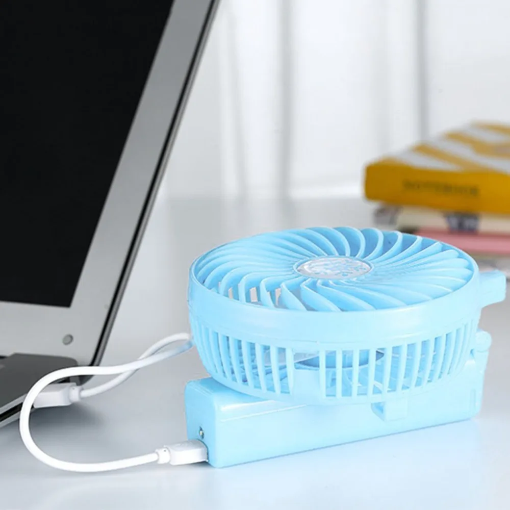 

Portable Mini USB Fan Ventilation Foldable Air Conditioning Fans Hand Held Cooling Fan For Office Home Rechargeable Fan