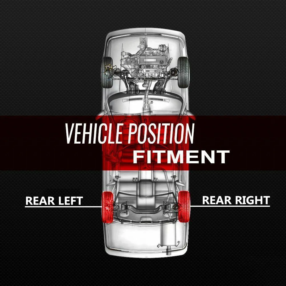 Амортизаторы задней подвески для Mercedes-Benz GL-Class X164 2006-2012 ML-Class W164 2005-2011 w/AIRMATIC и ADS